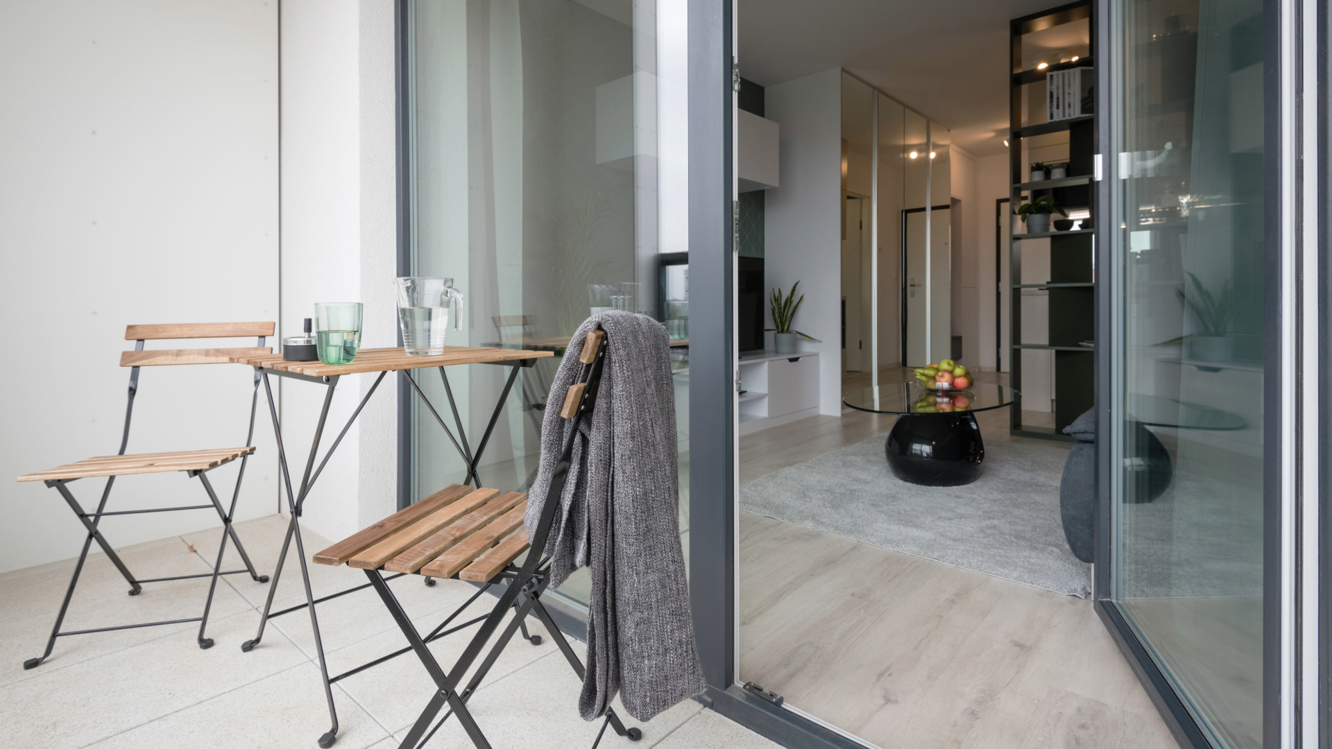 Modern Balcony remodel design, reflecting Build America Construction quality